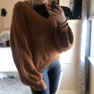 Free People Thick Knit Sweater